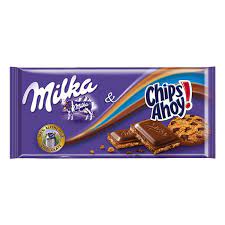 Milka Chocolate Chips Ahoy Milk Chocolate Filled With Chips Ahoy Cookies Tablet 100 G Undefined