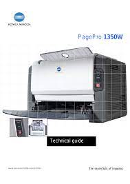 Download the latest drivers, manuals and software for your konica minolta device. Konica Minolta Pagepro 1350w User Manual 18 Pages