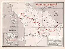 Thai malaysian wall to combat separatist movements future. Malaysia Thailand Border Wikipedia