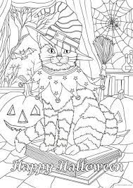 Since black cats are most commonly associated as a witch's best friend, these cute cuddlies are now a fixture as a halloween icon. Holiday Freebie Halloween Cat Free Halloween Coloring Pages Cat Coloring Page Halloween Coloring Sheets