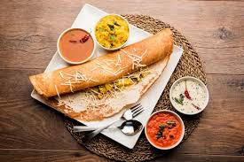 Cheese Masala Dosa - Vegetarian dish