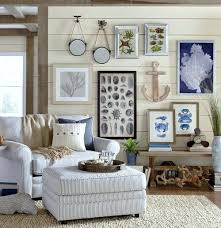 Living Room Decor Inspiration From Wayfairs Coastal Designer Rooms Shop The Look Cottage Decor Coastal Wall Decor Coastal Gallery Wall