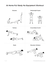 Power Mass Blueprint No Equipment Workout Workout Routine For Men At Home Workouts