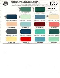 1955 1956 Buick Special Super Century Roadmaster Paint Chips