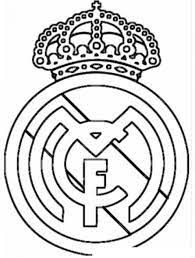 Escudo Real Madrid Colorear