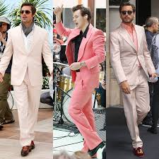 Hickey freeman classic fit plaid sport coat. Men Wearing Pink Suits Looking Extremely Hot Glamour Uk
