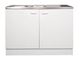 Un choix unique de evier lave vaisselle disponible dans notre magasin. Meuble De Cuisine Sous Evier 2 Portes Blanc H86x L120x P60cm Leroy Merlin