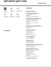 Home ariston li manuale istruzioni lavastoviglie ariston li manuale istruzioni ariston li manuale istruzioni guida ai simboli per lavaggi impeccabili. Istruzioni Per L Uso Sommario Ltb 4b019 Lavastoviglie Scheda Prodotto 2 Pdf Free Download