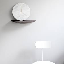 marble wall clock on ahalife 時計 北欧 壁掛け時計 大理石の壁