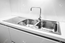 double bowl stainless steel kitchen