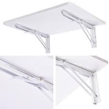 Easy tablet loading with the. Wall Mounted Floating Folding Writing Table Pc Computer Desk Home Office White Desks Home Office Furniture Home Garden