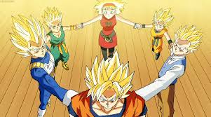 The dragon ball video games have really embraced outlandish transformations and fusions in an effort to feature as many new and powerful characters as possible and see what sticks.xeno trunks, a member of the esteemed time patrol, is a character from super dragon ball heroes.he goes through the same super saiyan god ritual that goku does and becomes a super saiyan god to overcome the demon. The Super Saiyan God Ritual Including Ssj Videl Dragon Ball Know Your Meme