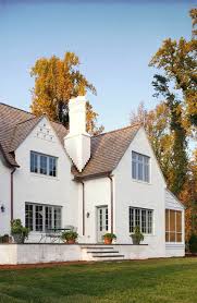 Its light reflectance value (lrv) is 83.93, which means it certainly isn't a stark white. Recommend A Not Too Stark White Paint For House Exterior