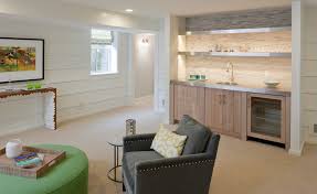 If you're worried that you might not get much use out of a home bar, don't underestimate the extra storage and countertop. Basement Bar Ideas Living Room Traditional With Heating And Cooling Companies Home Builders