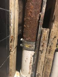 The drain can connect to one of three things, either to the sewer system or to a sump pit. Old Cast Iron Drain Pipe In Basement Replace Terry Love Plumbing Advice Remodel Diy Professional Forum