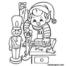 Printable Coloring Pages Of Elf Making Christmas Toy For Children Printable Free Christmas Coloring Pages Printable Christmas Coloring Pages Christmas Colors