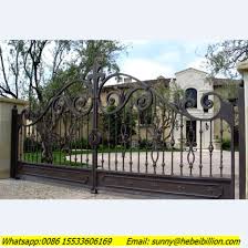 5.0 ( 1) contact supplier. China Outdoor Aluminium Metal Garage Sliding Galvanized Steel Fence Door Wrought Iron Automatic Main Gate Design For Home Garden Farm China Wrought Iron Garden Entry Gate With Panel Wrought Iron Gates