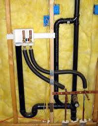 plumb washer & laundry sink into