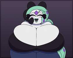 animated anime nose bounce bouncing bouncing breasts female gif  happy hyper breasts jiggle large breasts lewd bun 64 lipstick melobun  (strugglebunny) meloetta original character pokemon pokemon (species) solo  female