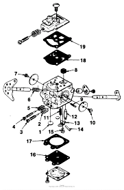 Homelite 240 Chain Saw Ut 10688 Parts Diagram For Walbro Carburetor