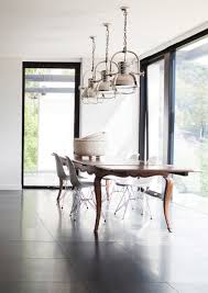 Love The Mix Of Industrial Modern With Traditional Dining Table Traditional Dining Tables Dining Room Chairs Modern Modern Dining Room