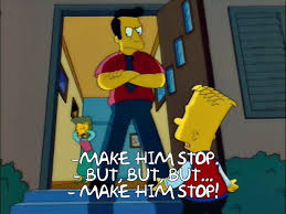 May 31, 2021 · a conmebol confirmou na manhã desta 2ª feira (31.mai.2021) que a copa américa 2021 será realizada no brasil. Data Simpsons Twitterren En La Version Original De Bart S Girlfriend Cuando El Reverendo Alegria Lo Echa A Bart Por El Chiste Que Conto En La Cena En Vez De Decir No Dije