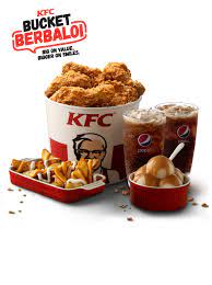 The bucket bears the trademark image of harland sanders in his colonel sanders outfit—white suit and black string tie—as well as the copyrighted tagline it's finger lickin' good. Kfc Buckets Menu
