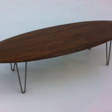 Brown cherry large oval glass coffee table with shelf. Walnut Coffee Tables Custommade Com