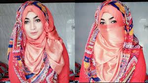 Amal niqab muslim nikab women burka overhead jilbab long hijab abaya khimar. Easy Niqab Tutorial For Occasions And Party Special Pari Zaad Video Dailymotion