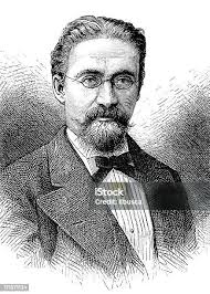 Julius Sturm German Poet Wood Engraving Published In 1871 Stock  Illustration