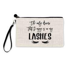 You just like orphan annie get a kitchen back them rags. Funny Lashes Makeup Bag Makeup Bag Quote Custom Makeup Bags Funny Makeup Bag