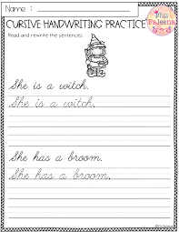 Halloween Cursive Handwriting Practice Cursive Handwriting Practice Teaching Cursive Writing Cursive Writing Worksheets