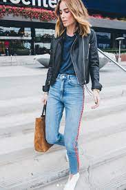 Why Black And Navy Are Actually The Best Color Pairing Jacket Outfit Women Urban Chic Fashion Loafers Women Outfit