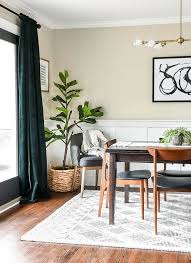 August 4, 2019 • 2 comments. Clean And Modern Dining Room Progress Beige Dining Room Modern Dining Room Dining Room Design