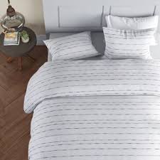 Linen duvet cover with 2 pillowcases. Striped Duvet Covers Joss Main