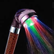 Handheld Shower Head Multicolor Lights Life Changing Products