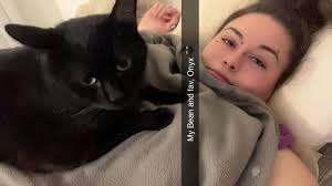 Last Friday, April 11th at about 4:30am I heard the heart retching cough  that came from my baby Onyx… thought he was choking, so I tried to stick my  finger down his