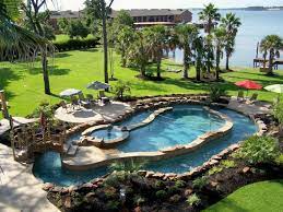 Backyard Lazy River Cost Google Search Swimming Pools Backyard Oasis Diy Backyard Pool Hot Tub Backyard