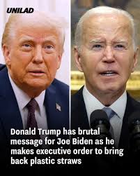 Biden had begun an initiative to make all straws paper by 2027 😬