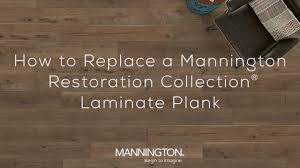 What kind of warranty do the mannington products carry? How To Replace A Mannington Restoration Collection Laminate Plank Youtube