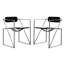 Pair Of Seconda 602 Armchairs Designed By Architect Mario Botta For Alias Italy Armchair Design Art Deco Chair Art Deco Dining Room