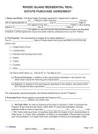 In stock sale and purchase agreements, money is always exchanged for the stock. Free Rhode Island Real Estate Purchase Agreement Template Pdf Word