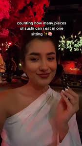 Delicious Sushi Mukbang: Happy Lil Sushi Roll Eating