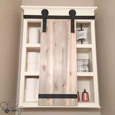 Get user reviews on all storage & organization products. Diy Sliding Barn Door Bathroom Cabinet Sliding Barn Door Bathroom Bathroom Wall Storage Barn Door Medicine Cabinet