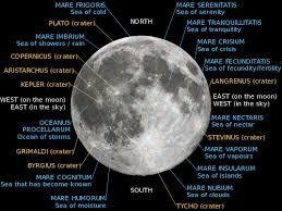 List Of Maria On The Moon Wikipedia The Free Encyclopedia Moon Map Craters Of The Moon Craters On The Moon