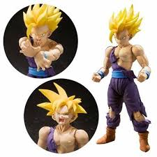 Ss4 son goku includes three interchangeable faces, multiple interchangeable hands, and a 10x kamehameha effects part. Bandai Shfiguarts Dragon Ball Z Super Saiyan Son Gohan Approximately 120mm Made For Sale Online Ebay