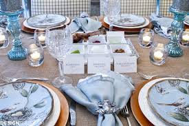 An unique large serving dish with 6 small bowls. Spring Plates A Nature Inspired Rustic Table Setting