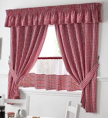 white gingham kitchen curtains pelmet &