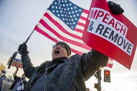 Impeachment is the legal process of bringing charges against a government official to determine whether he or she can be forcibly removed from office. California Cheers Trump Impeachment With Some Exceptions Los Angeles Times