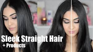 Start with a little bit and add more if necessary, he suggests. How To Sleek Straight Hair Products Youtube